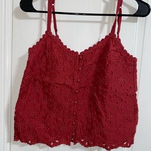 Abercrombie crop tank top